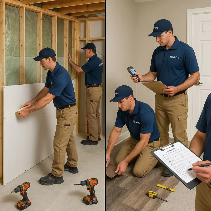 Repairs and Reconstruction process in East Meadow, NY